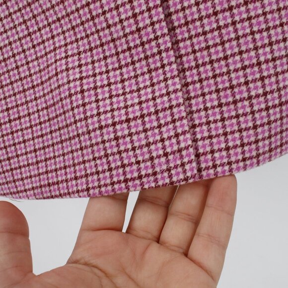 J Crew Blazer Women 00P Plaid Houndstooth One Button Wool Blend Classic tweed - Picture 6 of 12